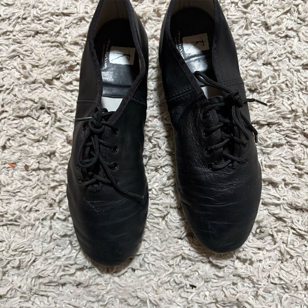 Revolution Dancewear Black Jazz Tap Shoes Adult Size 9.5 Unisex